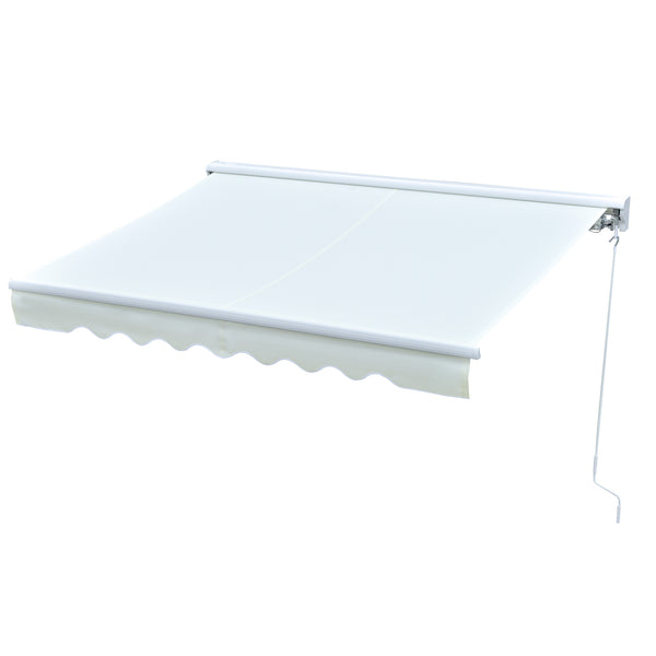 prezzo Tenda da Sole Elettrica Avvolgibile a Parete 2,5x2m com LED in Alluminio e Poliestere Beige