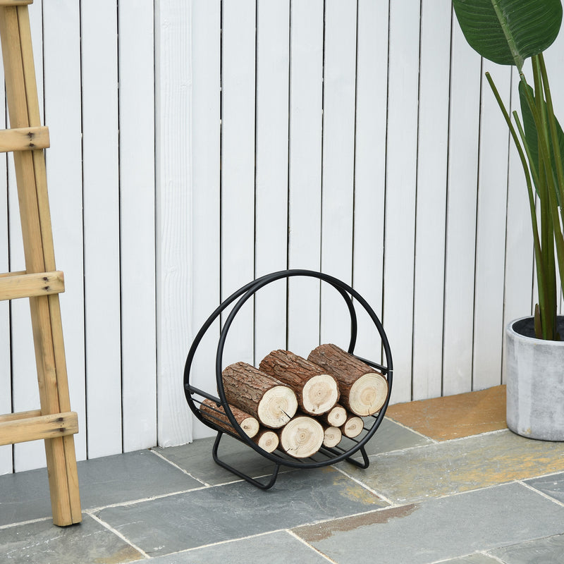 Porta legna e pellet portalegno con sporta cesto cesta e cestino