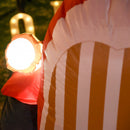 Babbo Natale con Camion e Albero Gonfiabile 215x102x180 cm con Luci a LED -10
