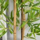 Pianta Artificiale Bambù H120 cm con Vaso Verde-6