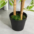 Pianta Artificiale Bambù H120 cm con Vaso Verde-7