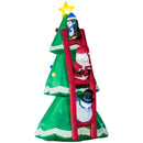 Albero di Natale Gonfiabile 162x125x247 cm con Babbo Natale e Luci LED-1