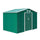 Casetta Box da Giardino in Lamiera Verde 277x191x192 cm