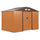 Casetta Box da Giardino in Lamiera Ocra 277x191x192 cm