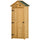 Casetta Box da Giardino Porta Utensili 77x54,2x179 cm in Legno Impermeabile Giallo