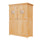 Casetta Box da Giardino 127,5x50x164 cm in Legno Naturale
