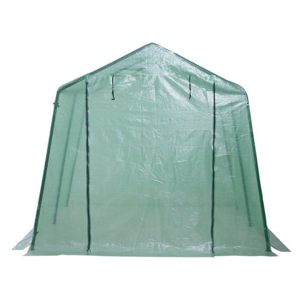 prezzo Serra per Piante con Ventilazione in Acciaio e Plastica Verde 250x240x210 cm