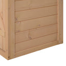 Casetta Box da Giardino in Legno di Abete 75x56x115 cm -7