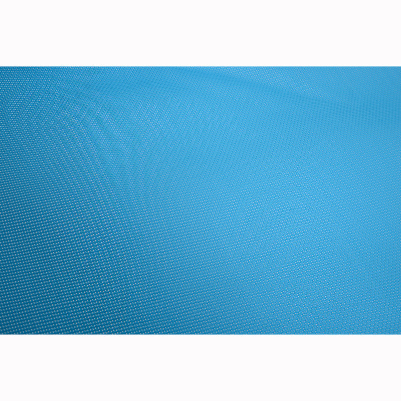 Sedia a Dondolo Moderna da Giardino in Textilene Blu 154x80x84 cm -9