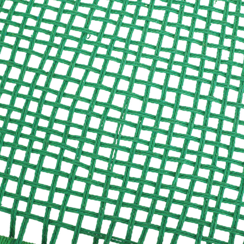 Amaca Sedia Sospesa da Interno e Esterno in Legno e Corda di Cotone Blu Verde Giallo Ø80x140 cm -9
