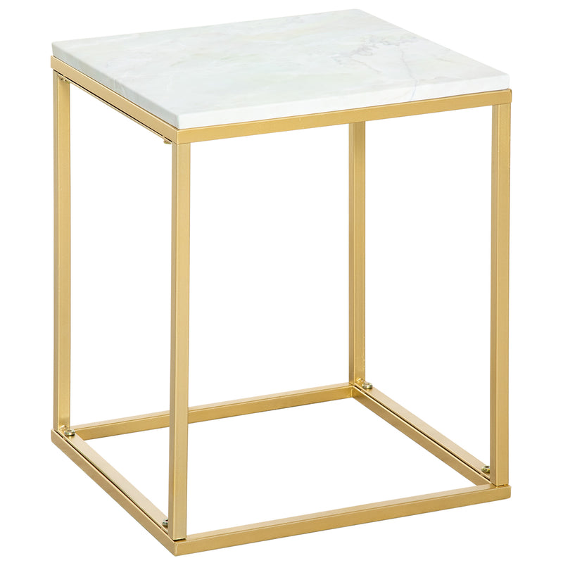 Tavolino da Caffè 40x40x50 cm in Metallo Oro – acquista su Giordano Shop
