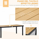 Set Tavolo e 6 Sedie da Giardino Pieghevoli in Texteline Nero-7