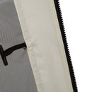 Zanzariera per Gazebo Tende di Ricambio Universale 302x207 cm con Cerniere Nero/Beige-8