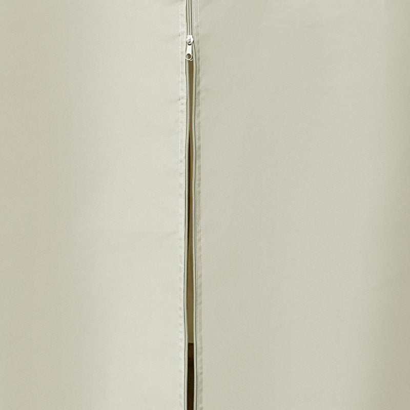 Gazebo da Giardino 2,97x2,97m con Zanzariere in Alluminio e Acciaio Khaki-8