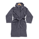 Accappatoio in Spugna di Cotone Grigio Feridras-2
