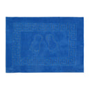 Tappeto Bagno 50x70 cm con Antiscivolo Blu Feridras Piuma-2