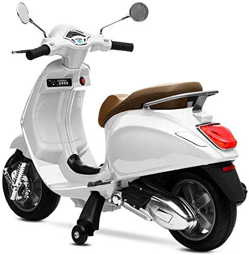 Piaggio Vespa Primavera Elettrica 12V per Bambini Bianca-3