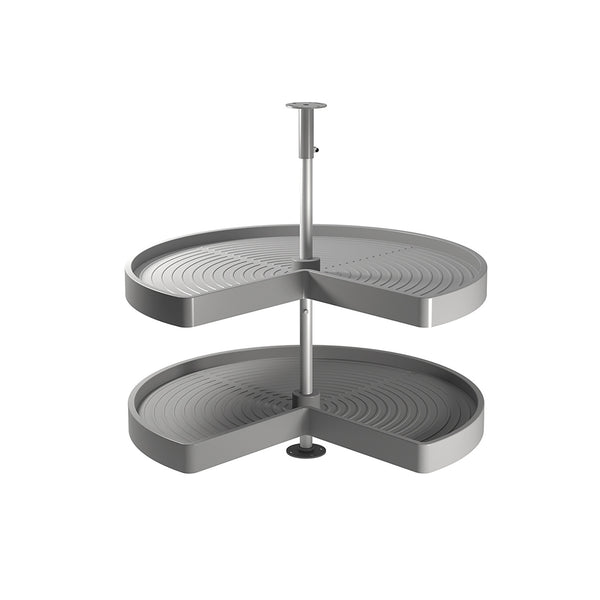 Cestello Girevole Ø71 cm per Mobile da Cucina 80 cm in Plastica e Alluminio Emuca Grigio online