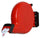 Distributore Ticket Elimnacode a Strappo Dispenser 26x18x5 cm Visel Rosso