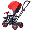 Passeggino Triciclo Seggiolino Reversibile  4 in 1 Boso Happy Kids Rosso-5