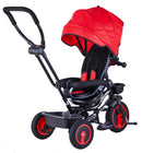 Passeggino Triciclo Seggiolino Reversibile  4 in 1 Boso Happy Kids Rosso-6