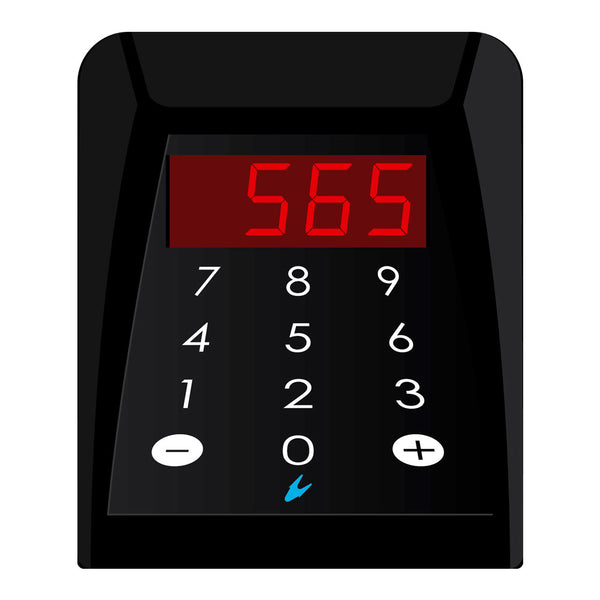 prezzo Consolle Operatore a 3 Cifre per Display Regolacode MonoPunto Visel Cons3 Nero