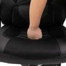 Sedia da Gaming Ergonomica Massaggiante Riscaldante in Similpelle  Nera-10