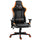 Sedia da Gaming Ergonomica 72x54x126-136 cm in PVC  Nera e Arancione
