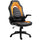 Sedia da Gaming Ergonomica 66,5x51x115-125 cm in Similpelle  Nera e Arancione
