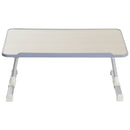 Tavolino da Letto Regolabile in Legno e Acciaio 54x30x22.5-32 cm -4