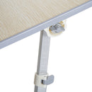 Tavolino da Letto Regolabile in Legno e Acciaio 54x30x22.5-32 cm -7