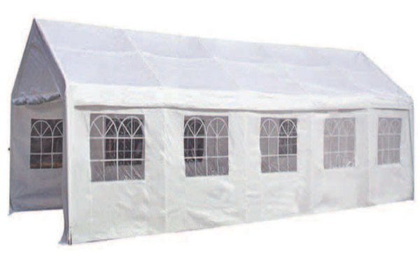 Tendostruttura da Giardino in Acciaio 6x12m Becker Carport Garage Bianco prezzo