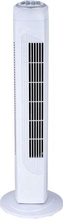 Ventilatore a Colonna Oscillante in ABS 50W 3 Velocità Bauer Bianco-1