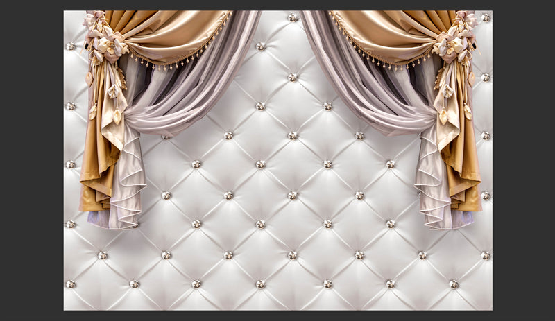 Fotomurale - Curtain Of Luxury 300X210 cm Carta da Parato Erroi-2