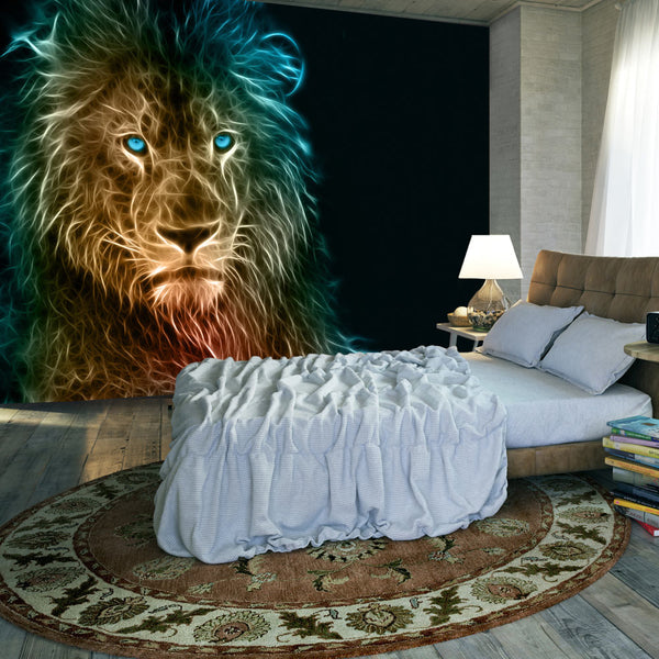 online Carta Da Parati Fotomurale - Abstract Lion 400x280cm Erroi