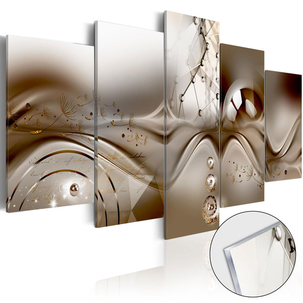 Quadro Su Vetro Acrilico - Artistic Disharmony 100x50cm Erroi sconto