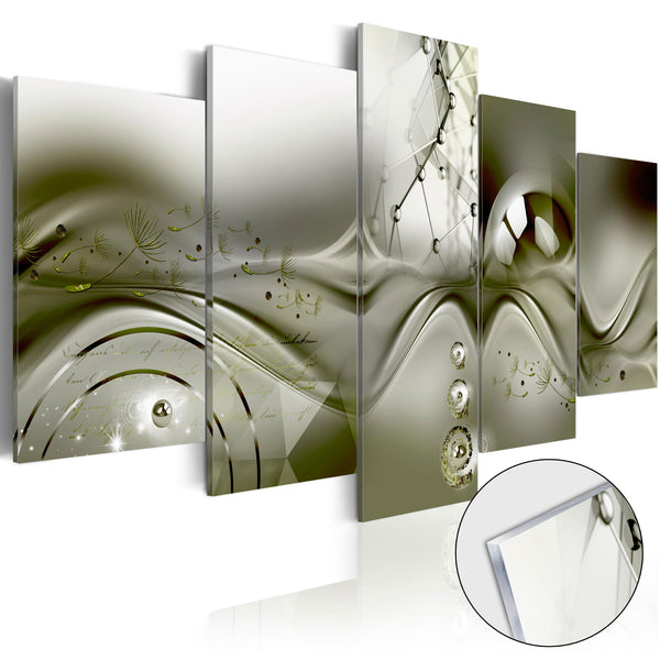 online Quadro Su Vetro Acrilico - Green Configuration 100x50cm Erroi