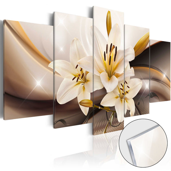 online Quadro Su Vetro Acrilico - Shiny Lily 100x50cm Erroi