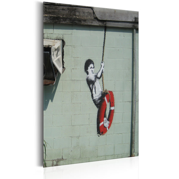 Targa In Metallo - Swinger, New Orleans - Banksy 31x46cm Erroi prezzo