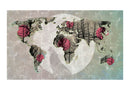 Carta da Parati Fotomurale - Map Of The World - Howling To The Moon 450x270 cm Erroi-2