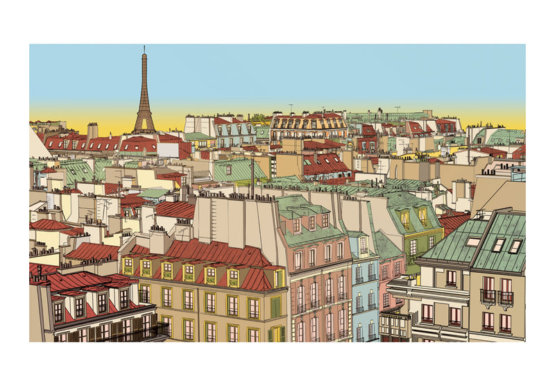 Carta da Parati Fotomurale - Buongiorno Parigi! 450x270 cm Erroi-2
