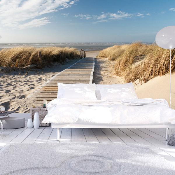 Carta Da Parati Fotomurale - Spiaggia Del Mare Del Nord, Langeoog 450x270cm Erroi prezzo