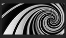 Fotomurale - Black And White Swirl 550X270 cm Carta da Parato Erroi-2