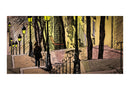 Carta da Parati Fotomurale XXL - Lonely Walk Through Montmartre 550x270 cm Erroi-2