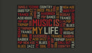 Fotomurale - Music Is My Life 350X270 cm Carta da Parato Erroi-2