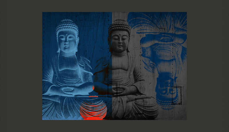 Fotomurale - Tre Incarnazioni di Buddha 350X270 cm Carta da Parato Erroi-2