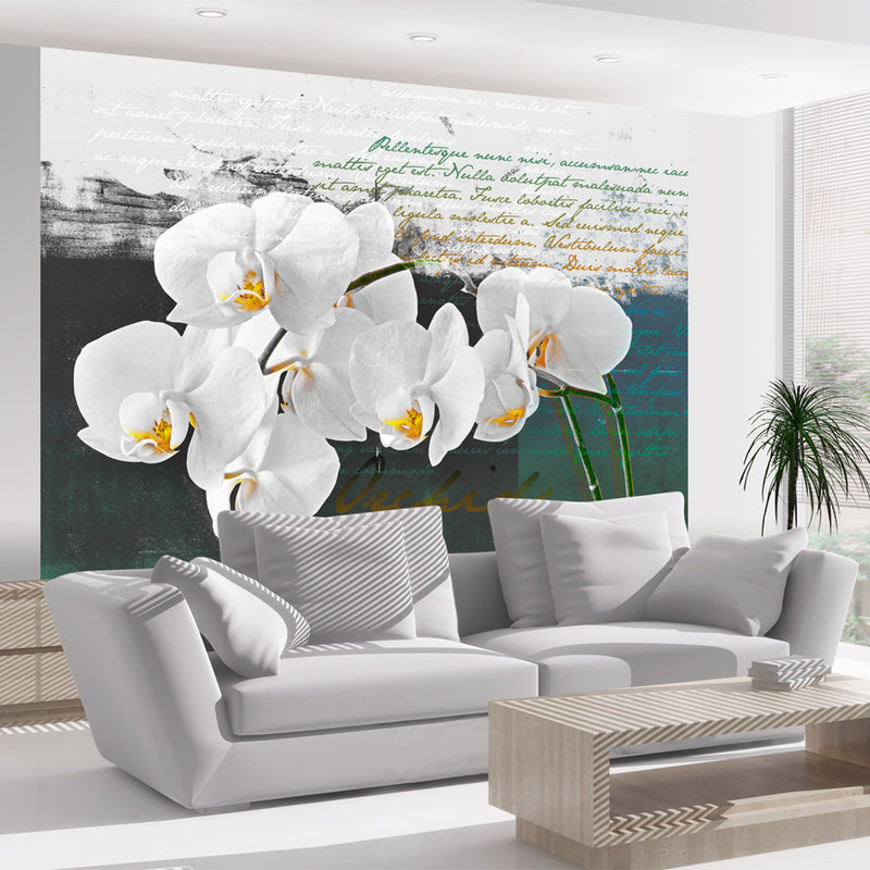 Fotomurale - Orchidea: Ispirazione Del Poeta 350X270 cm Carta da Parato Erroi-1