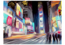 Carta da Parati Fotomurale - New York, Dinamica e Colori 350x270 cm Erroi-2