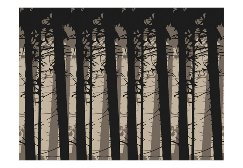 Carta da Parati Fotomurale - Shadows Of Trees 350x270 cm Erroi-2