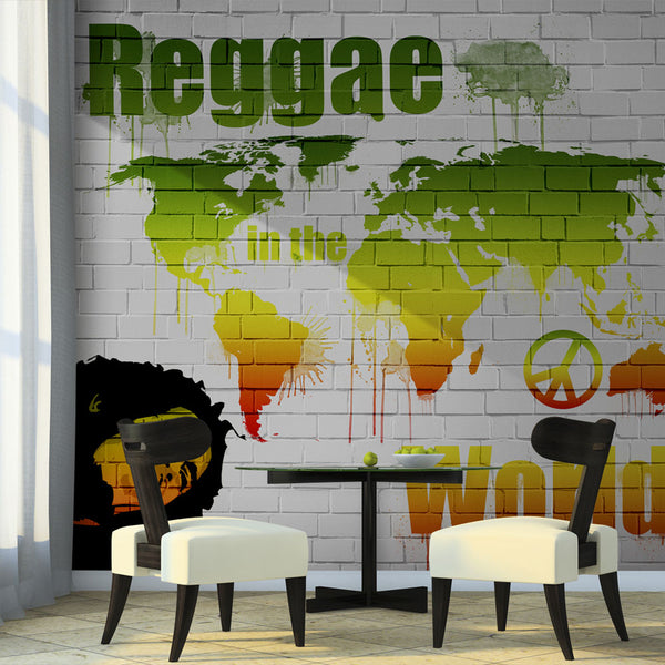 prezzo Fotomurale - Reggae In The World Carta Da Parato Erroi